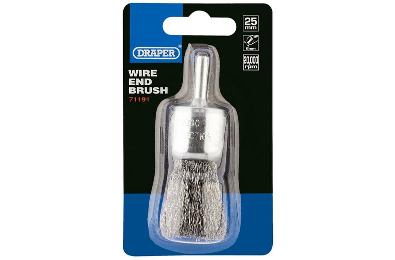 Draper 25mm Wire End Brush Draper 25mm Wire End Brush