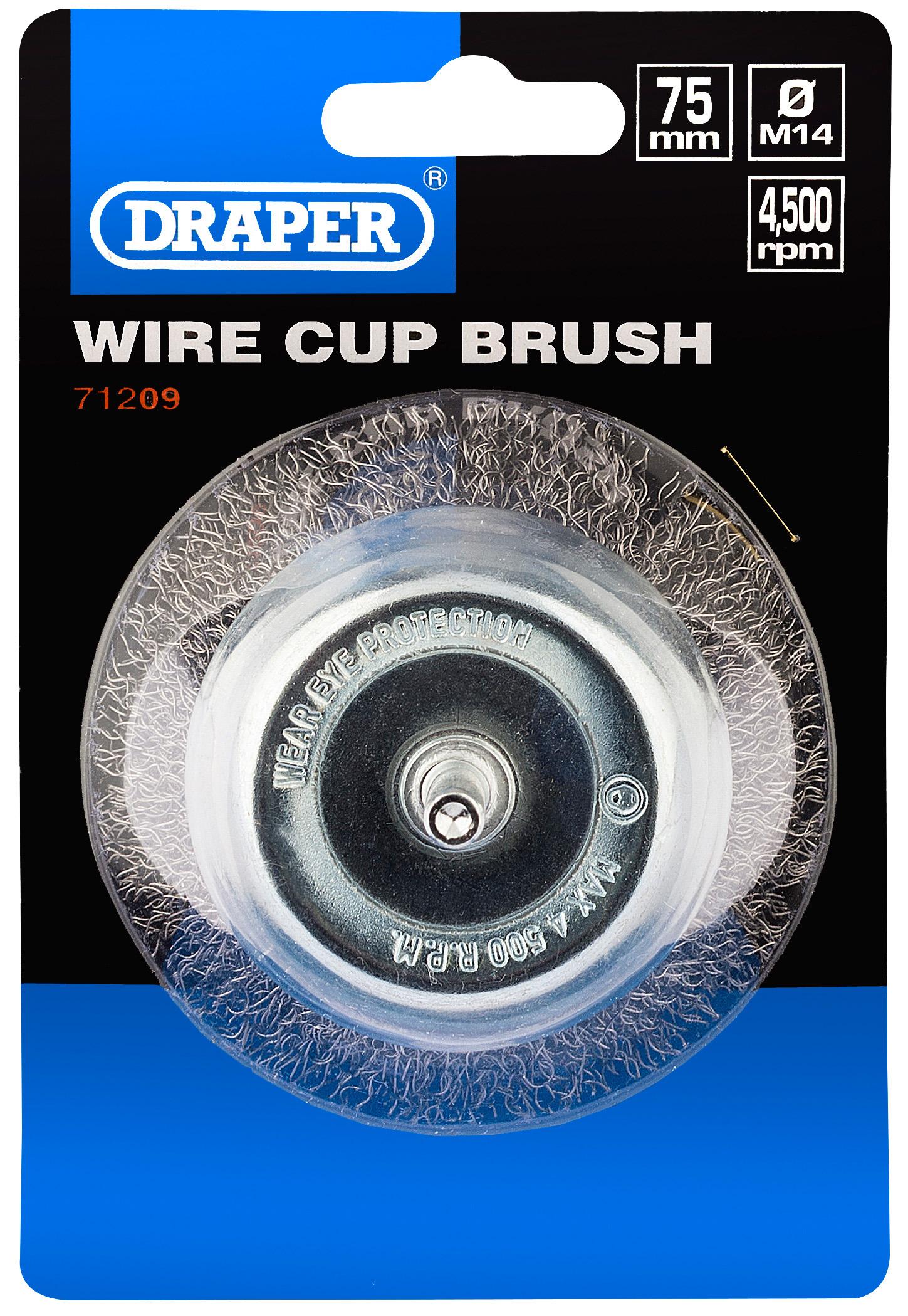 Draper 75mm Wire Cup Brush