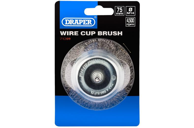 Draper 75mm Wire Cup Brush Draper 75mm Wire Cup Brush