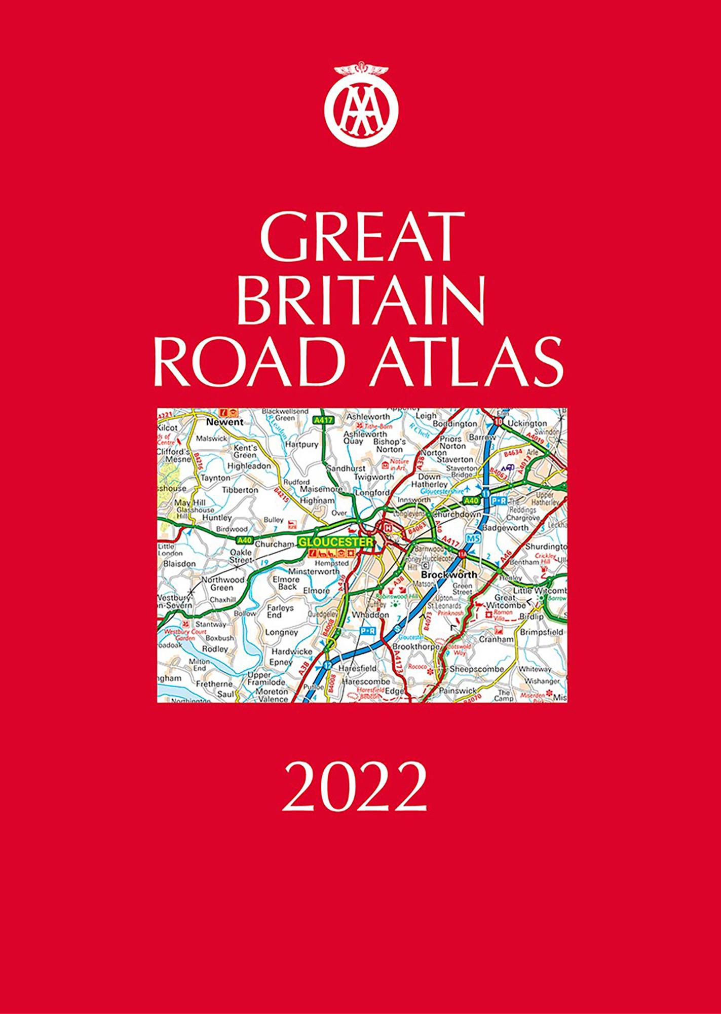 Great Britain Road Atlas 2022 Hb