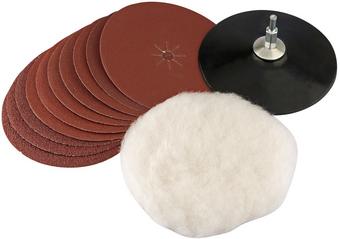 Draper 125mm Sanding and Polishing Kit