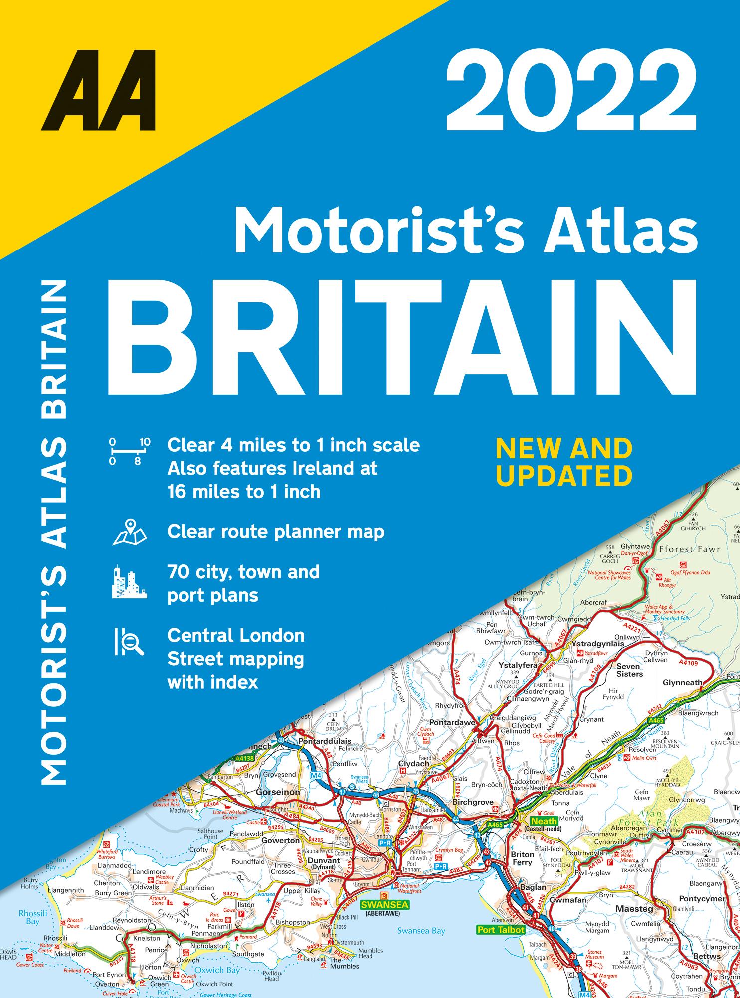 Motorists Atlas Britain 2022