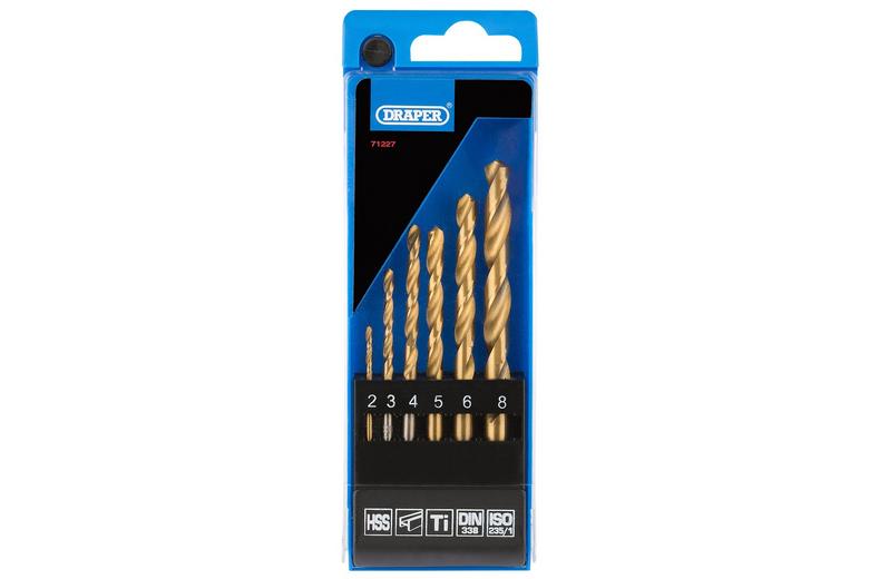 Draper 6 Piece HSS Drill Set Draper 6 Piece HSS Drill Set