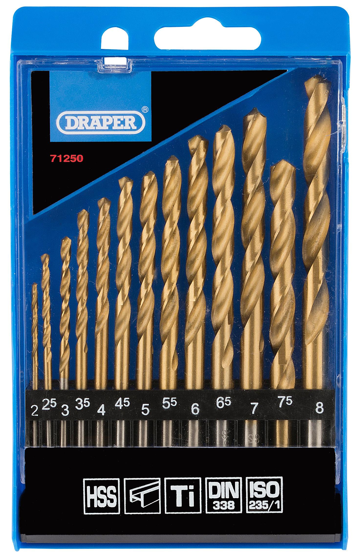 Draper 13 Piece HSS Drill Set