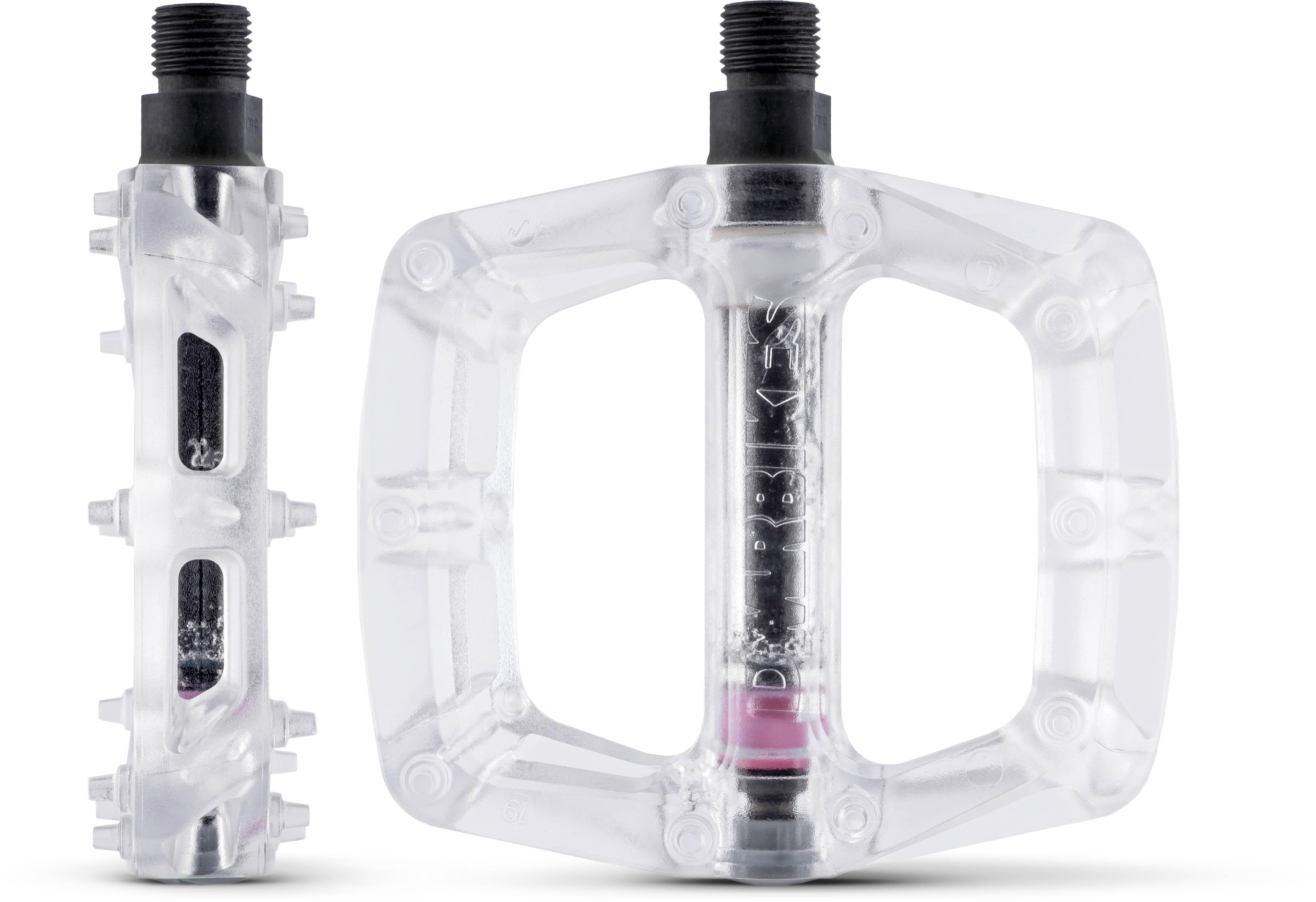 Halfords DMR V6 Nylon MTB Pedals, Clear | Pricematch, Extra 8% off for BC Members, Free Bike Health Check, Cycle2Work Scheme & 0% APR Finance.