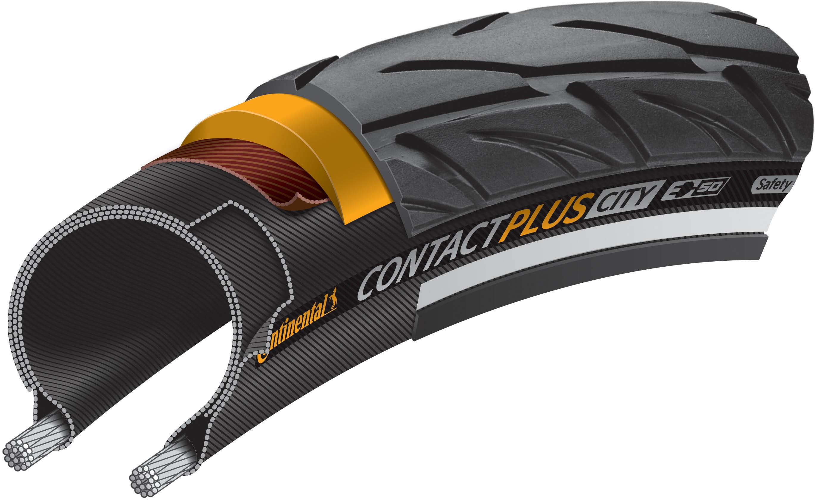 Continental Contact Plus City Bike Tyre 700x42c