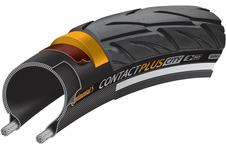 Continental Contact Plus City Bike Tyre 700x42c Continental Contact Plus City Bike Tyre 700x42c