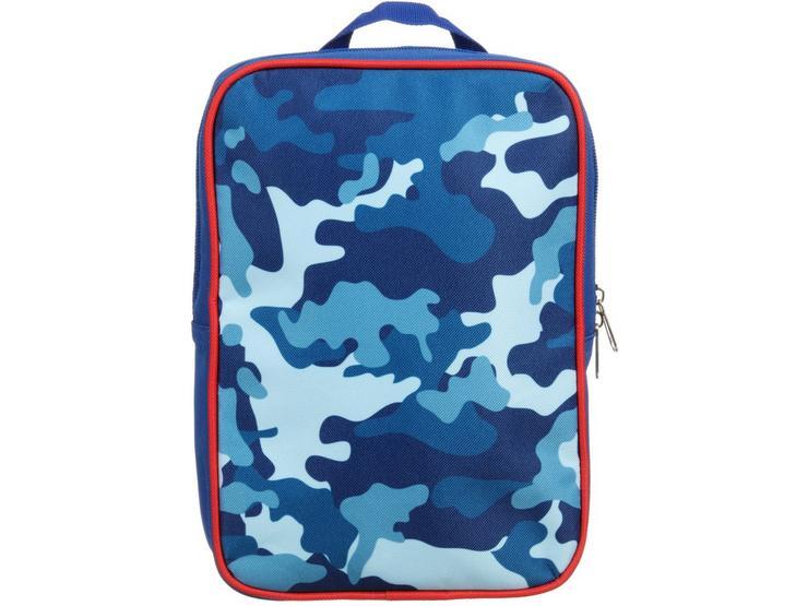 Halfords Insulated Lunch bag Blue Camo