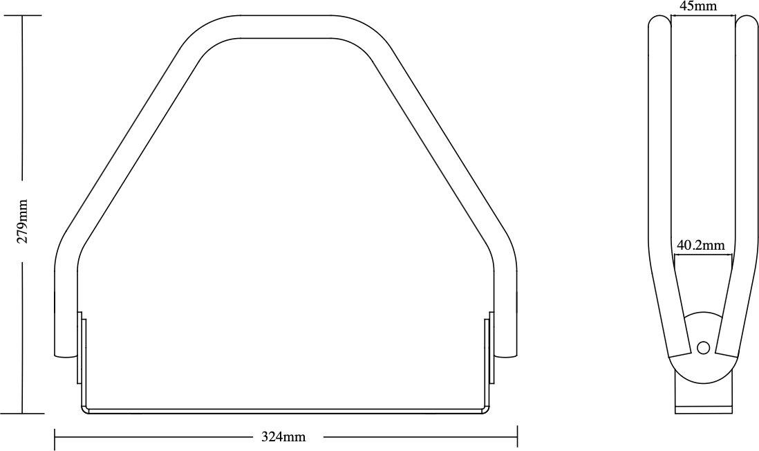 Halfords Cycle Wall Rack