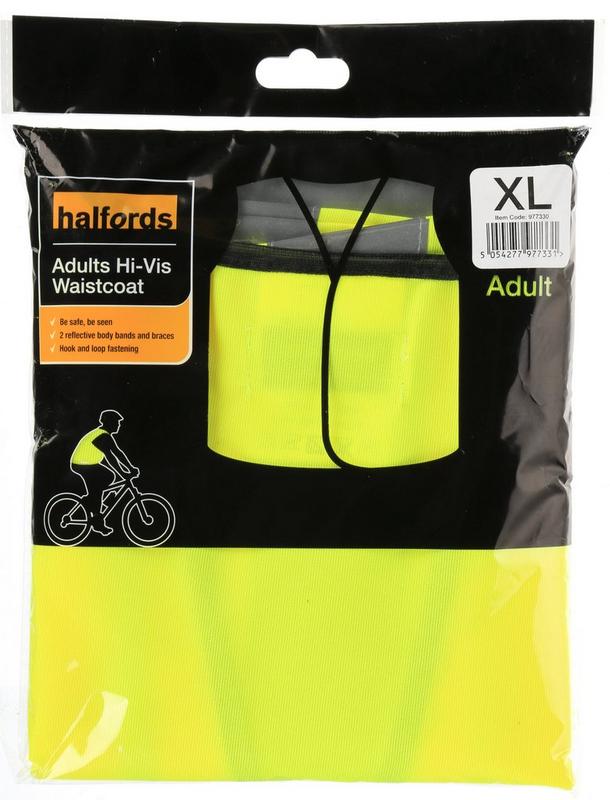 Halfords Hi-Vis Waistcoat - X Large | Extra 8% off for BC Members