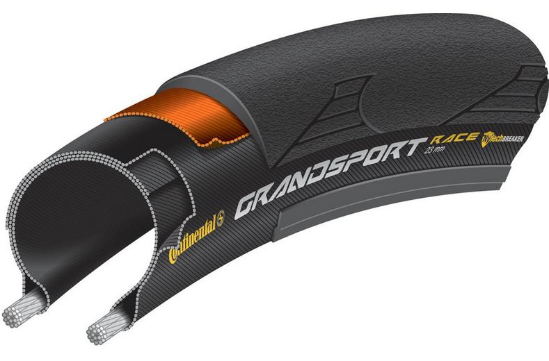 Continental Grand Sport Race Folding Road Tyre, 700x25c Continental Grand Sport Race Folding Road Tyre, 700x25c
