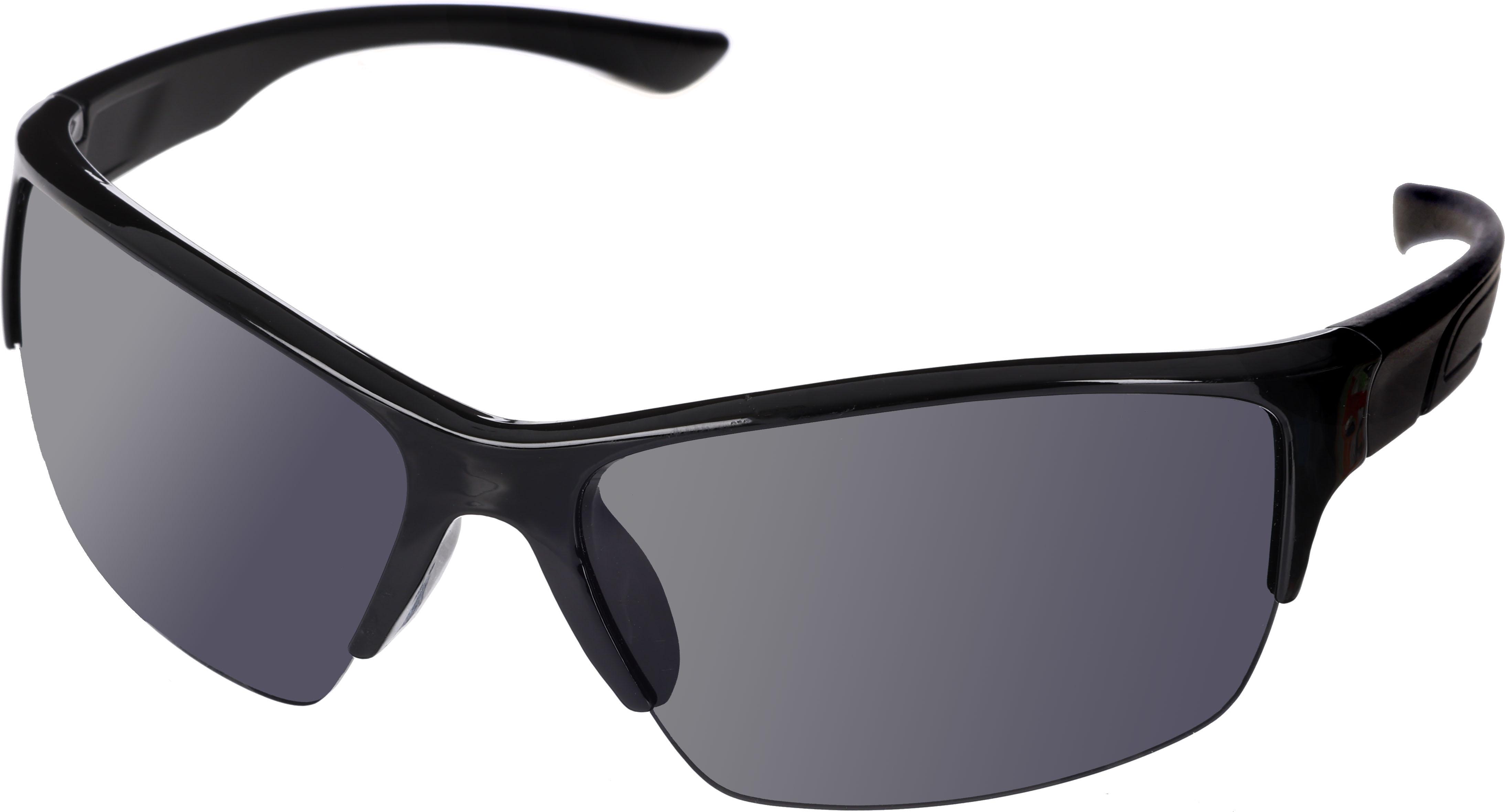 Halfords Half Frame Sunglasses Black