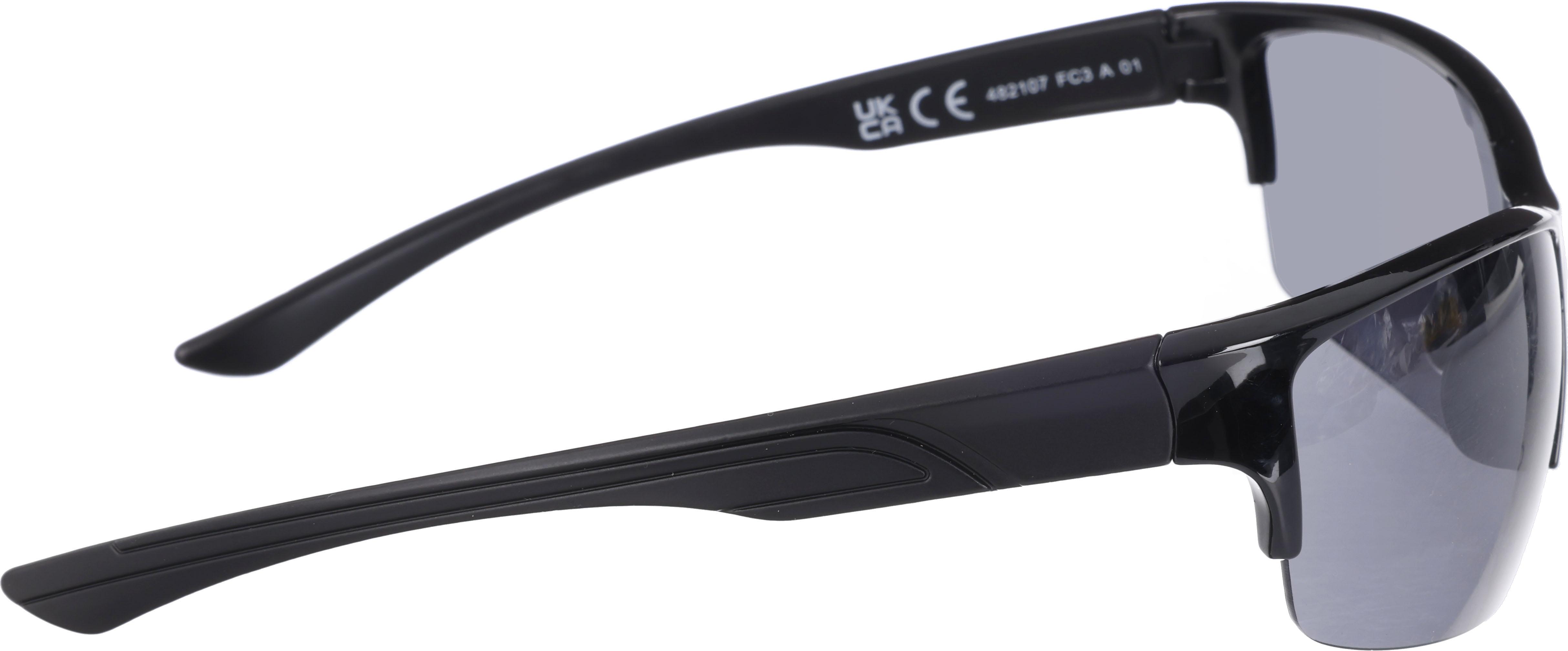 Halfords Half Frame Sunglasses Black