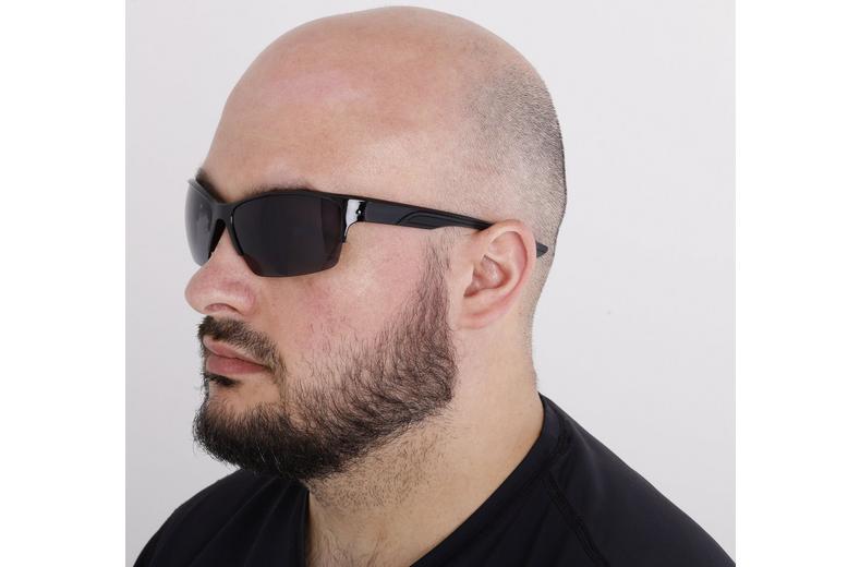 Halfords Half Frame Sunglasses Black Halfords Half Frame Sunglasses Black