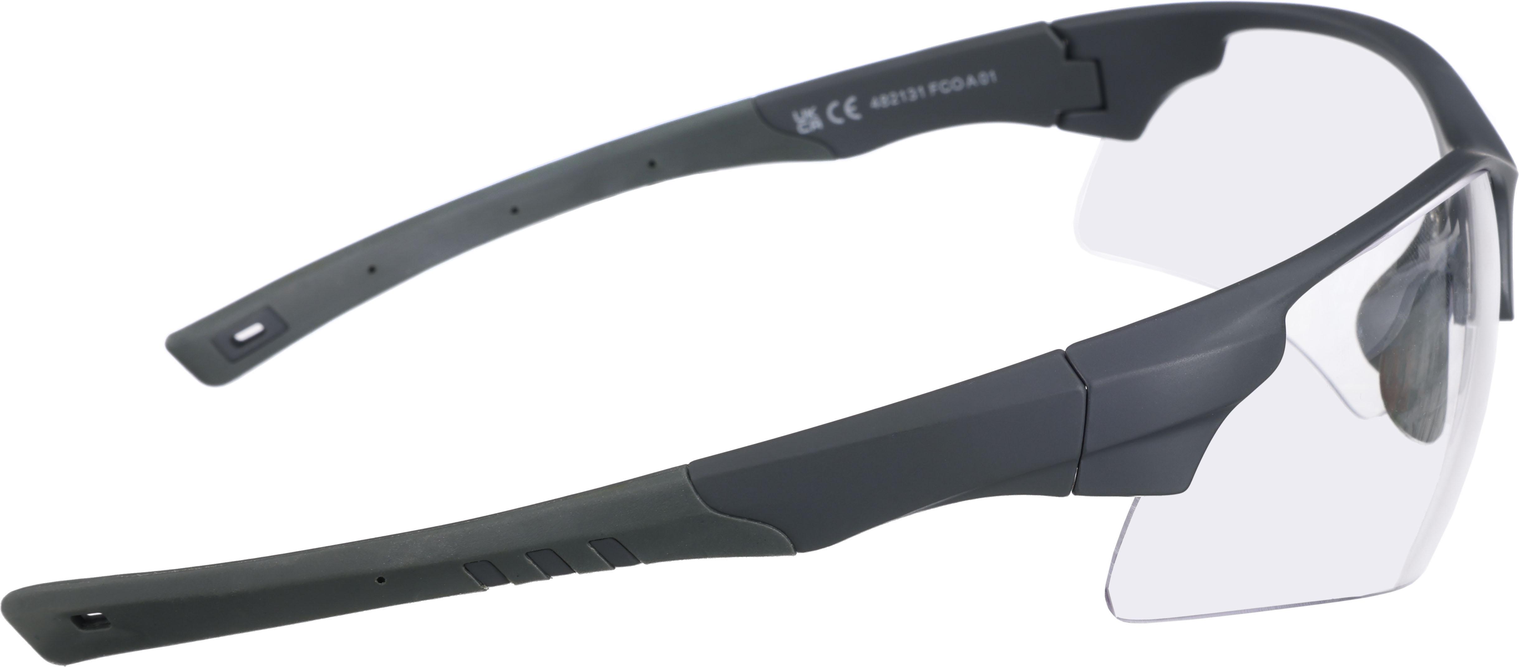 Halfords Half Frame Clear Cycling Glasses