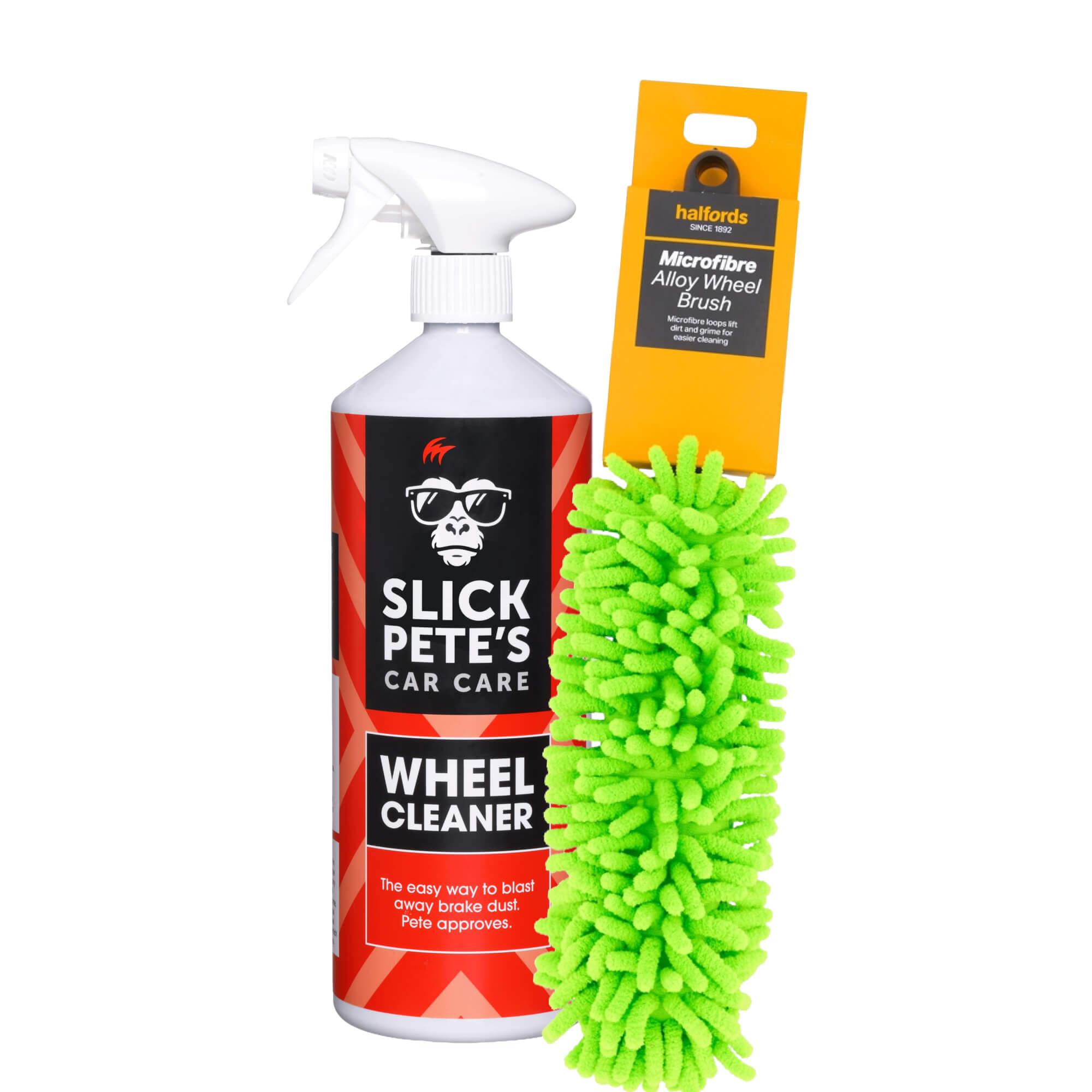 Slick Pete's Wheel Cleaner + Brush Bundle