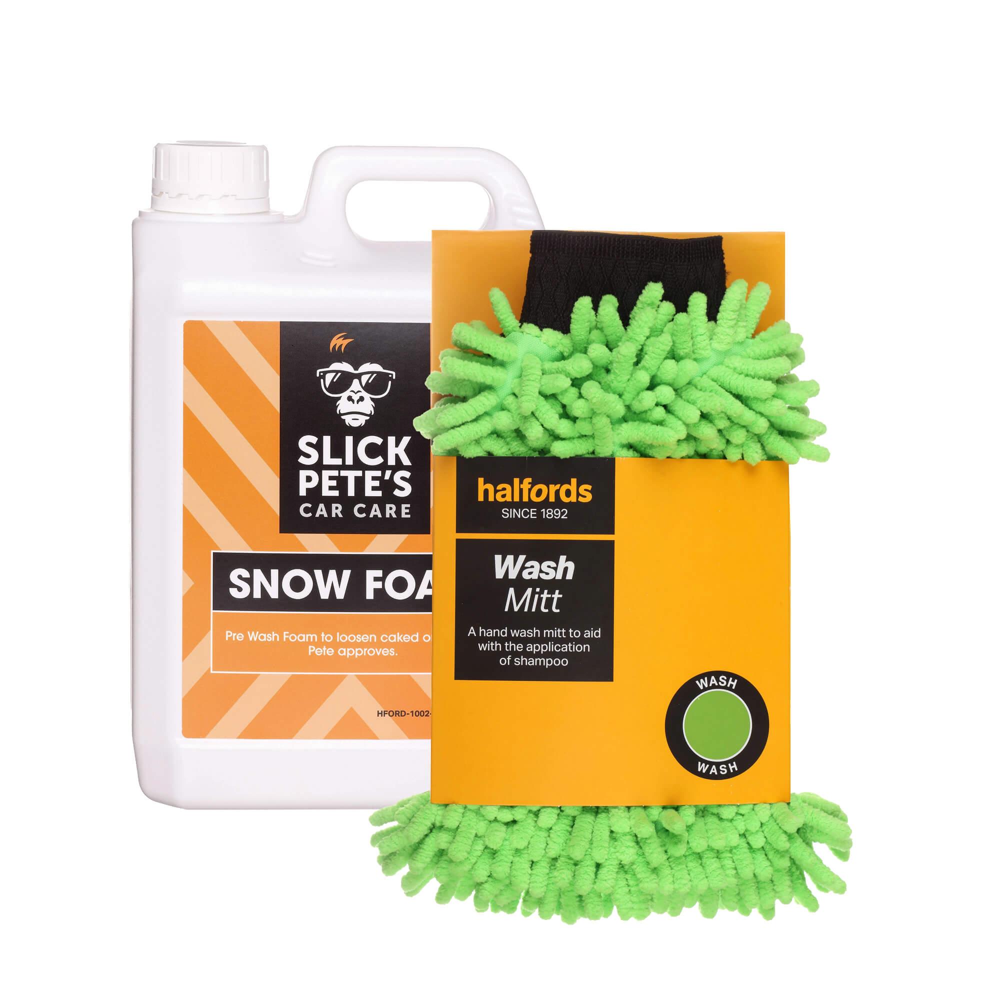 Slick Pete's Snow Foam + Wash Mitt Bundle