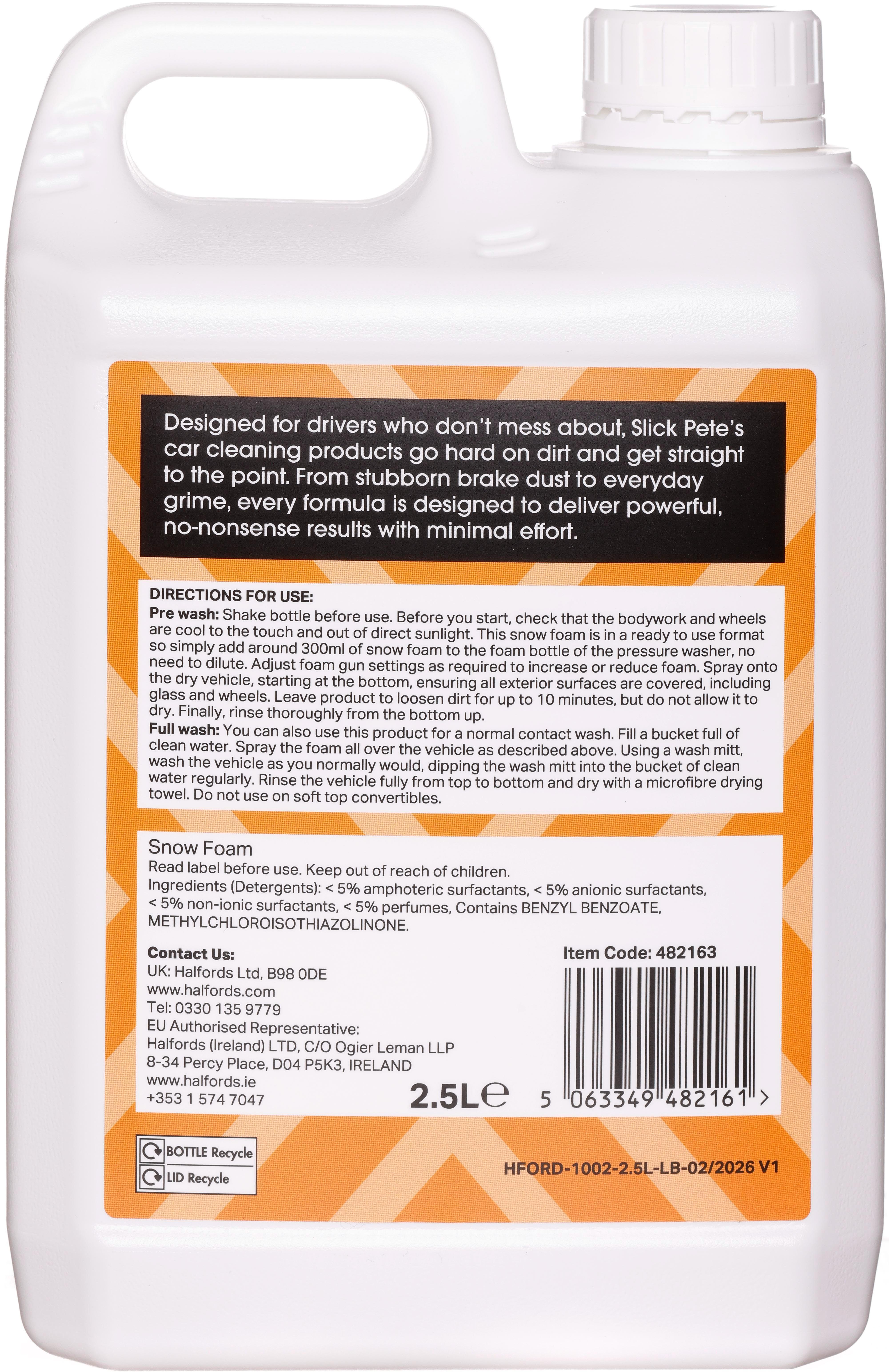 Slick Pete's Snow Foam 2.5L