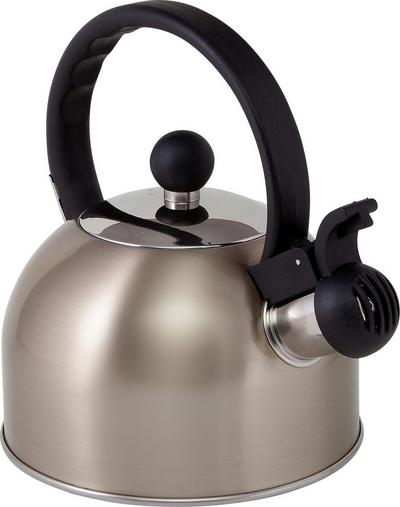 1 Litre Soft Gold Stainless Steel Whistling Kettle 1 Litre Soft Gold Stainless Steel Whistling Kettle