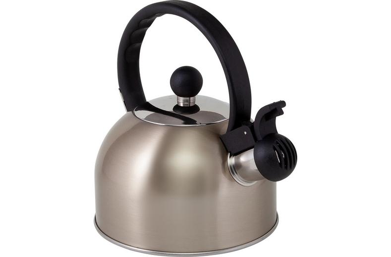 1 Litre Soft Gold Stainless Steel Whistling Kettle 1 Litre Soft Gold Stainless Steel Whistling Kettle