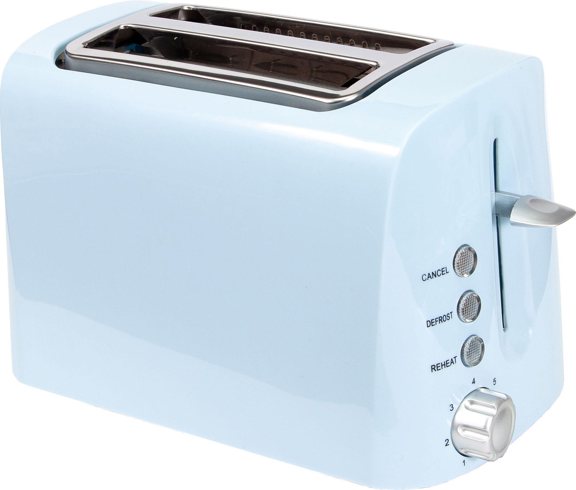 Toast it Toaster 240v/950w Blue Halfords UK