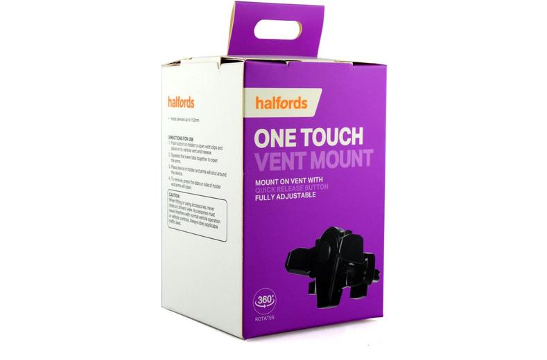 Halfords One Touch Vent Mount Halfords One Touch Vent Mount