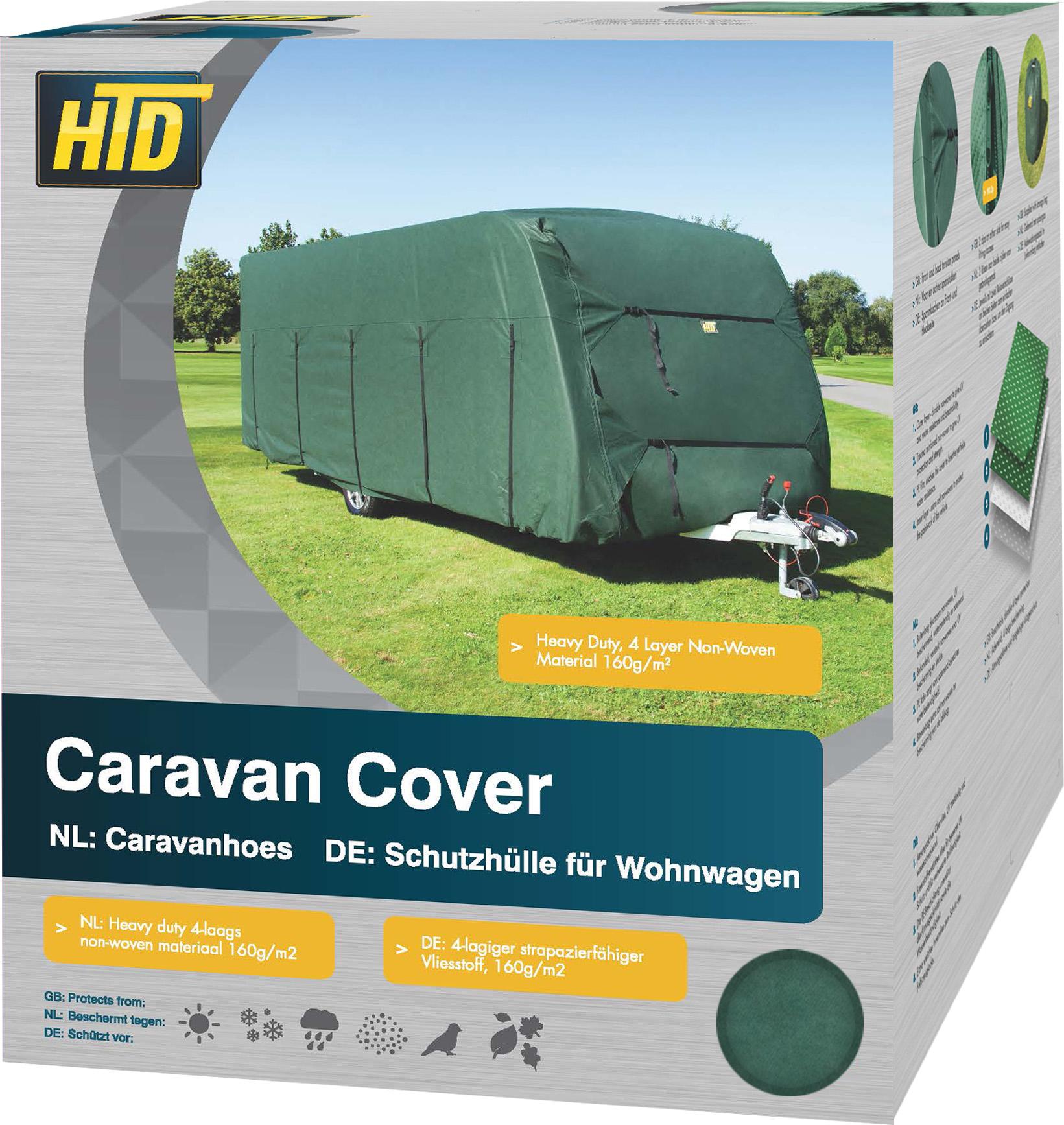 Caravan Cover 500Cm - 550Cm ,233Cm Wide Green