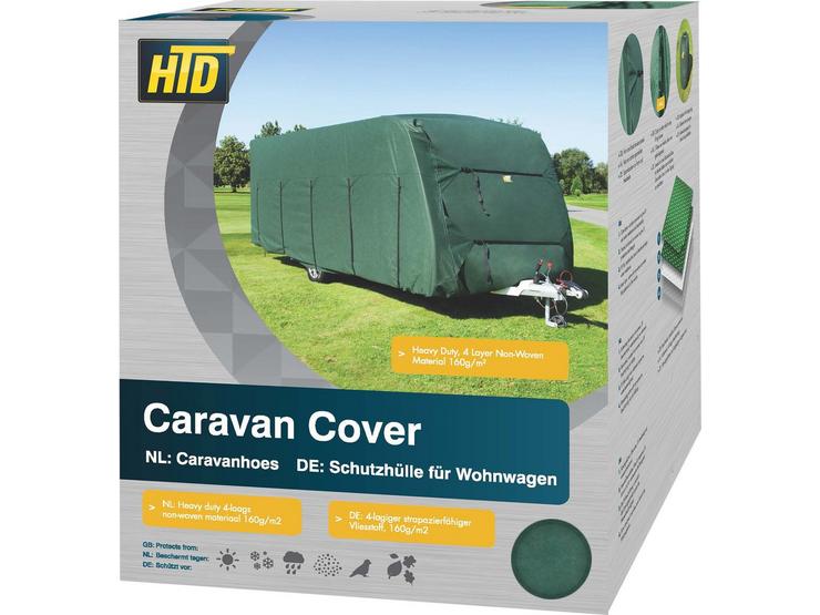 Caravan cover 550 - 600cm, 233cm wide Green