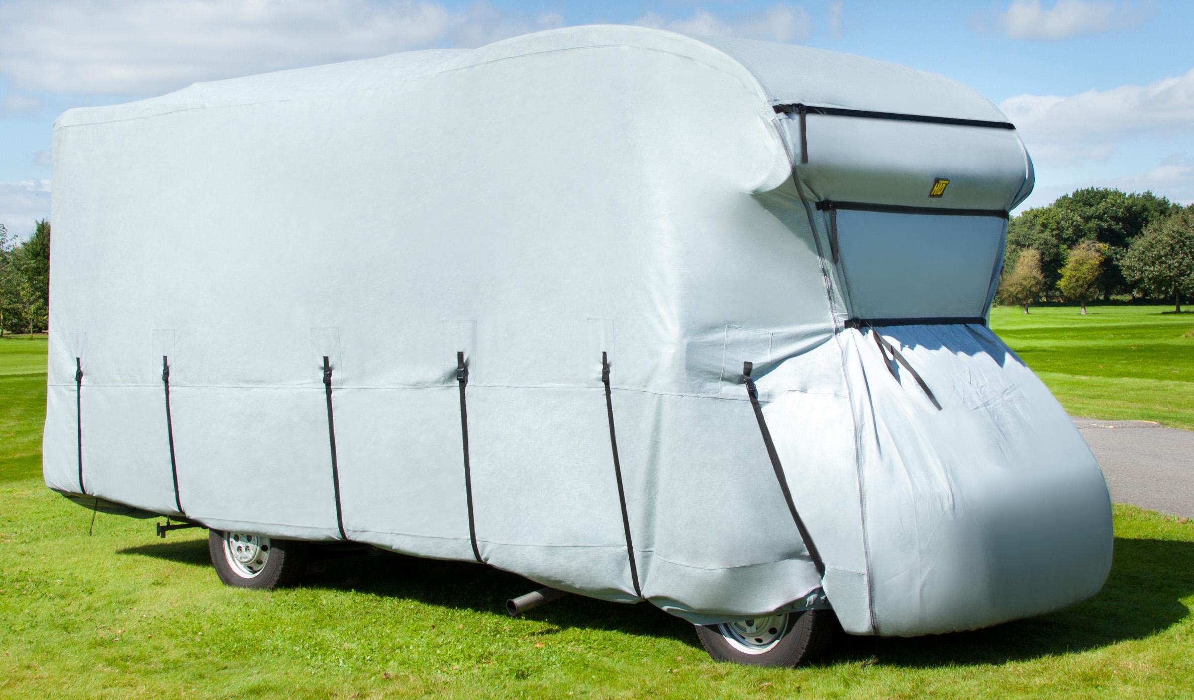 Motorhome cover up to 550cm, 240 w Grey