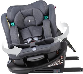 Cozy N Safe Vesta 360° Group 0+/1/2/3 i-Size Child Car Seat- Slate