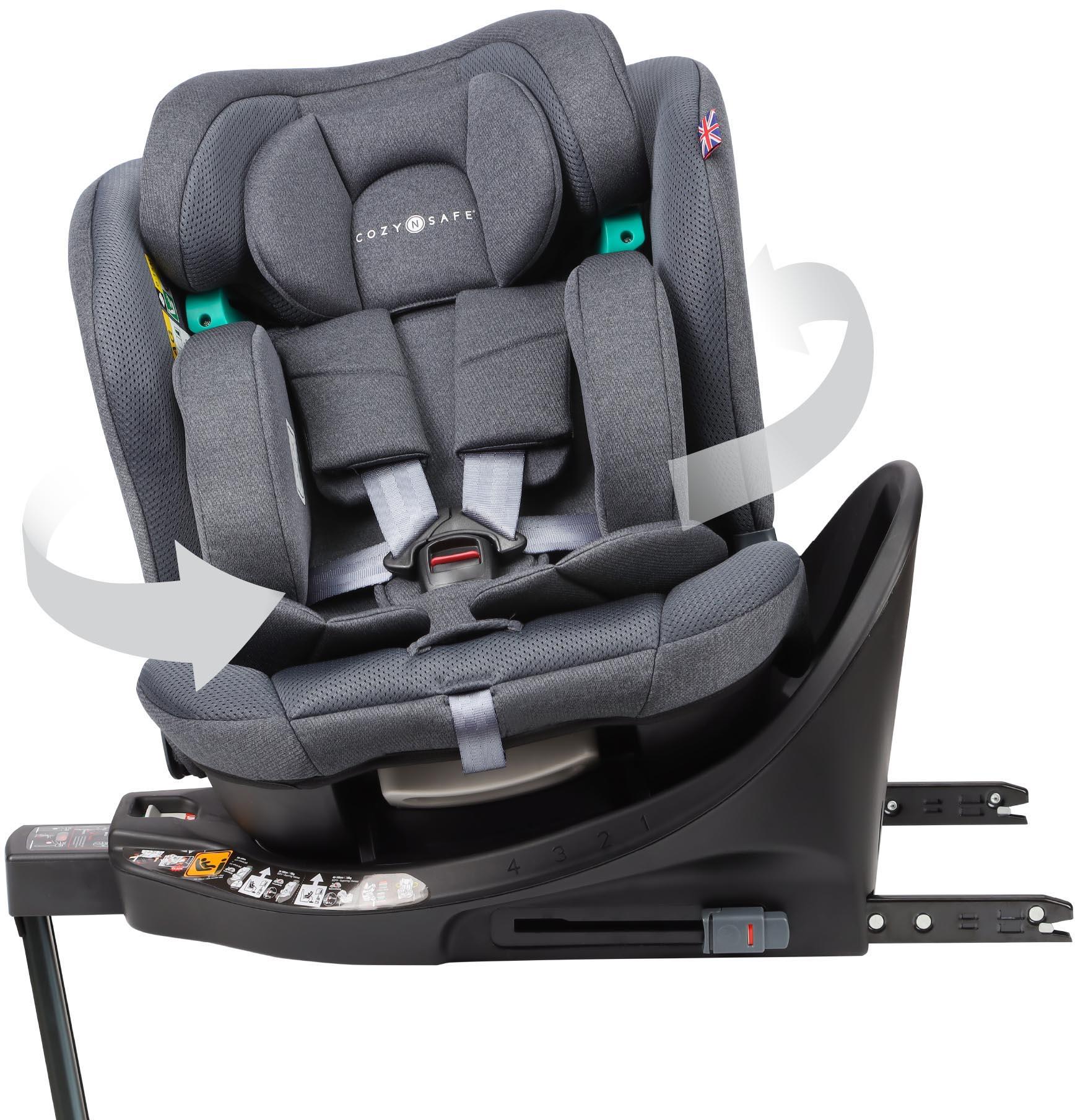 Cozy N Safe Stanford Group 0+/1/2/3 i-Size Child Car Seat - Slate