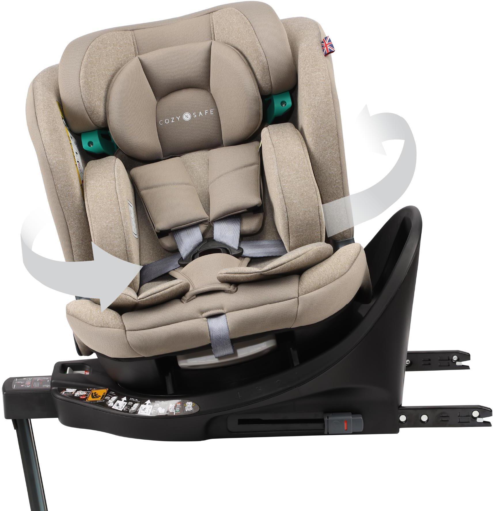 Cozy N Safe Stanford Group 0+/1/2/3 i-Size Child Car Seat - Ecru