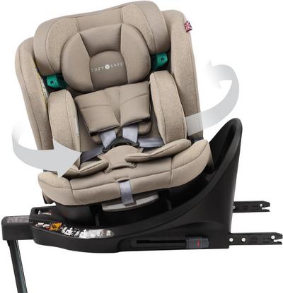 Cozy N Safe Stanford Group 0+/1/2/3 i-Size Child Car Seat - Ecru Cozy N Safe Stanford Group 0+/1/2/3 i-Size Child Car Seat - Ecru