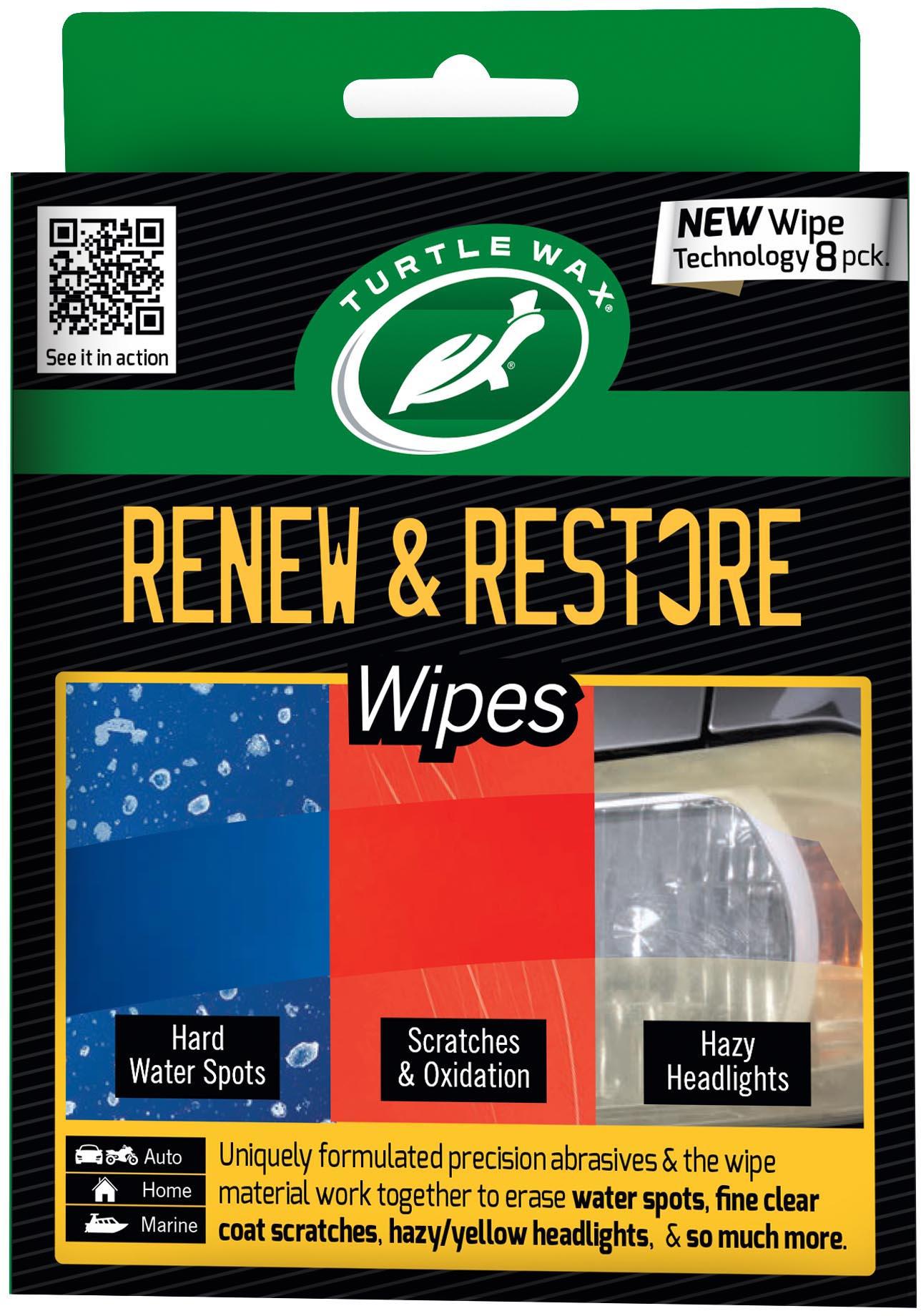 Turtle Wax Renew & Restore Wipes
