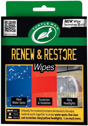 Turtle Wax Renew & Restore Wipes