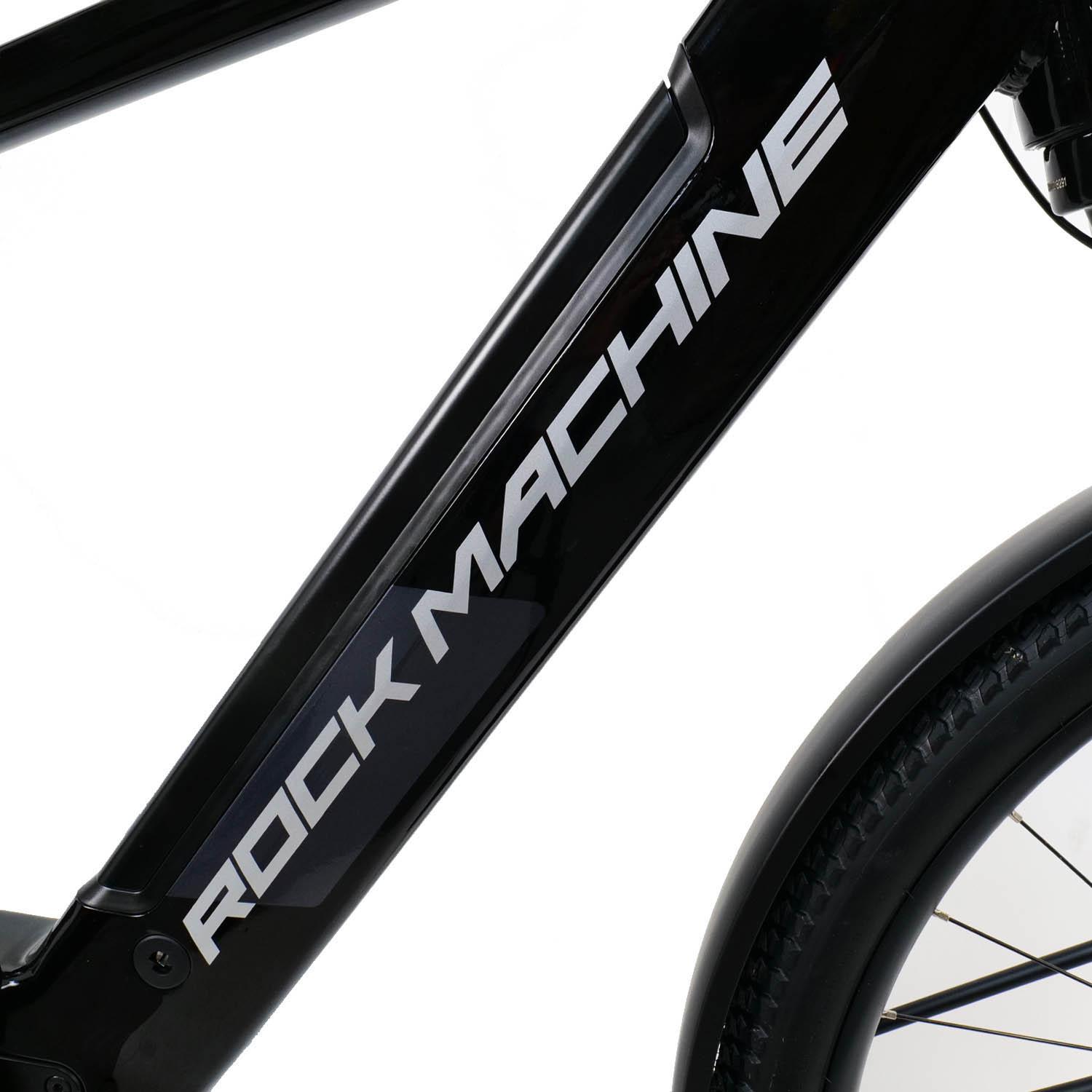 Rock Machine eStorm 70 Tour Electric Bike - Black - M, L Frames