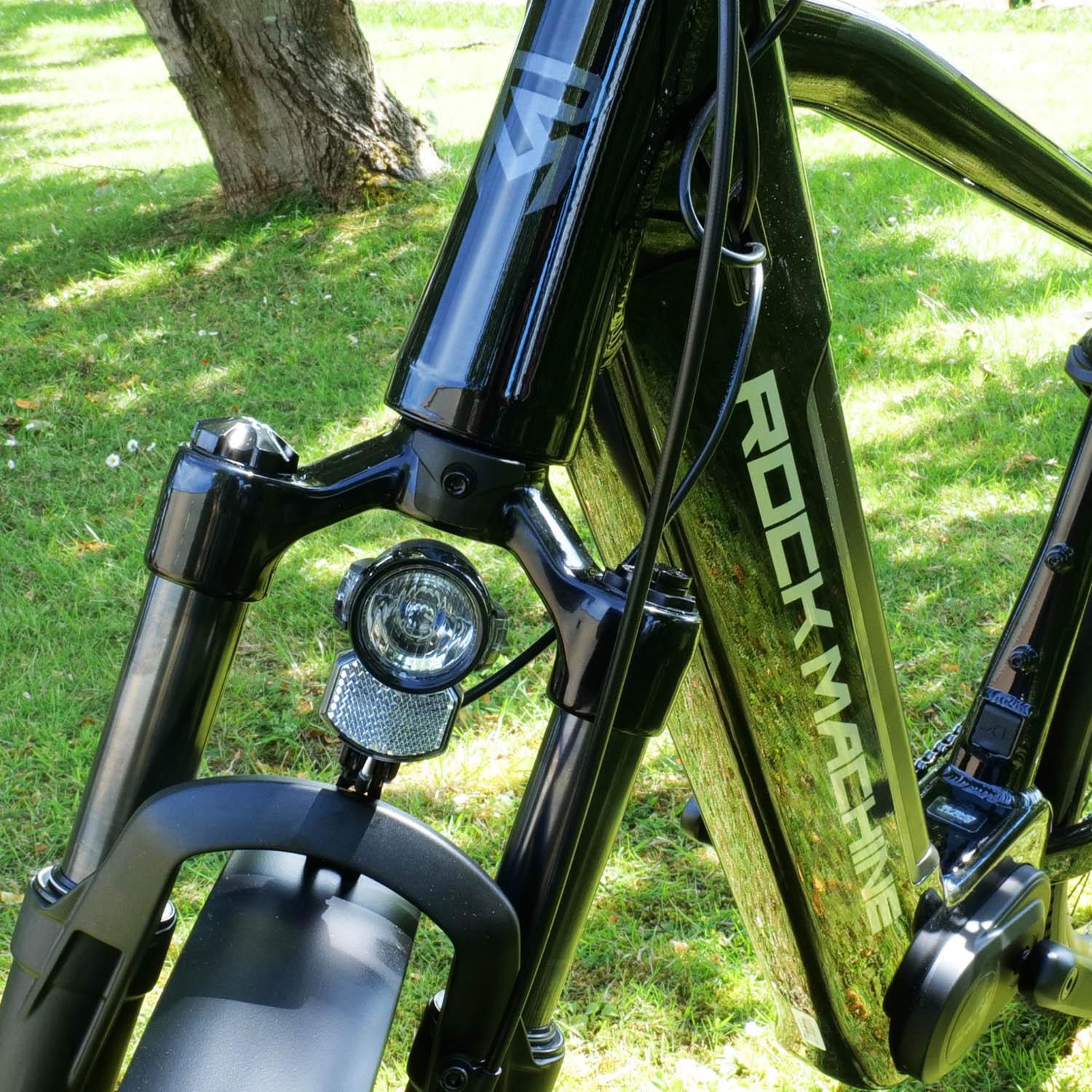 Rock Machine eStorm 70 Tour Electric Bike - Black - M, L Frames