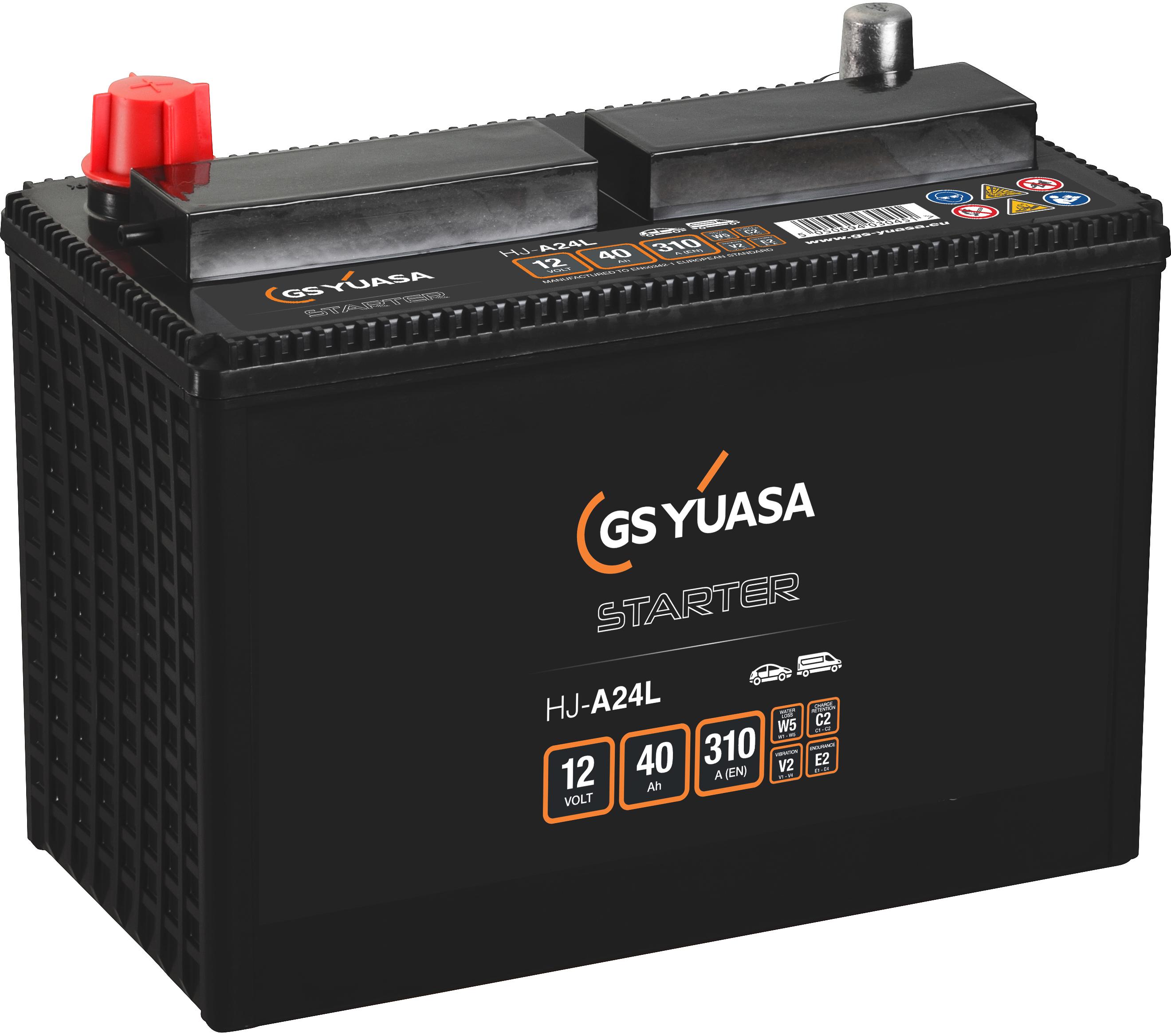 Hj-A24L Gs Yuasa Mazda Mx5 Agm Starter Battery