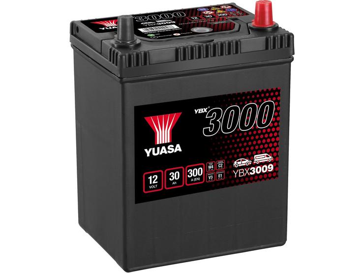 YBX3009 12V 30Ah 300A Yuasa SMF Battery