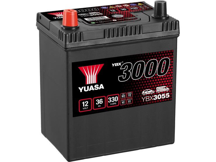 YBX3055 12V 36Ah 330A Yuasa SMF Battery