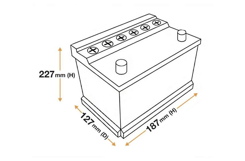 YBX3055 12V 36Ah 330A Yuasa SMF Battery YBX3055 12V 36Ah 330A Yuasa SMF Battery