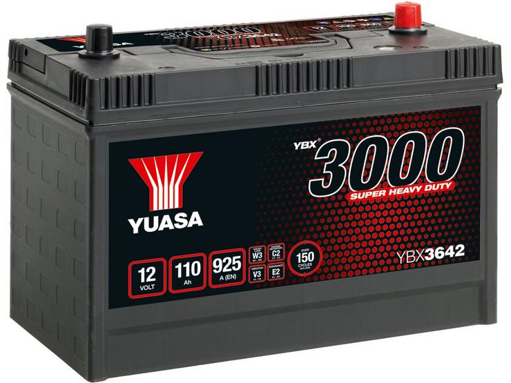 Yuasa YBX3642 12V 110Ah 925A Super Heavy Duty SMF Commercial Vehicle Battery