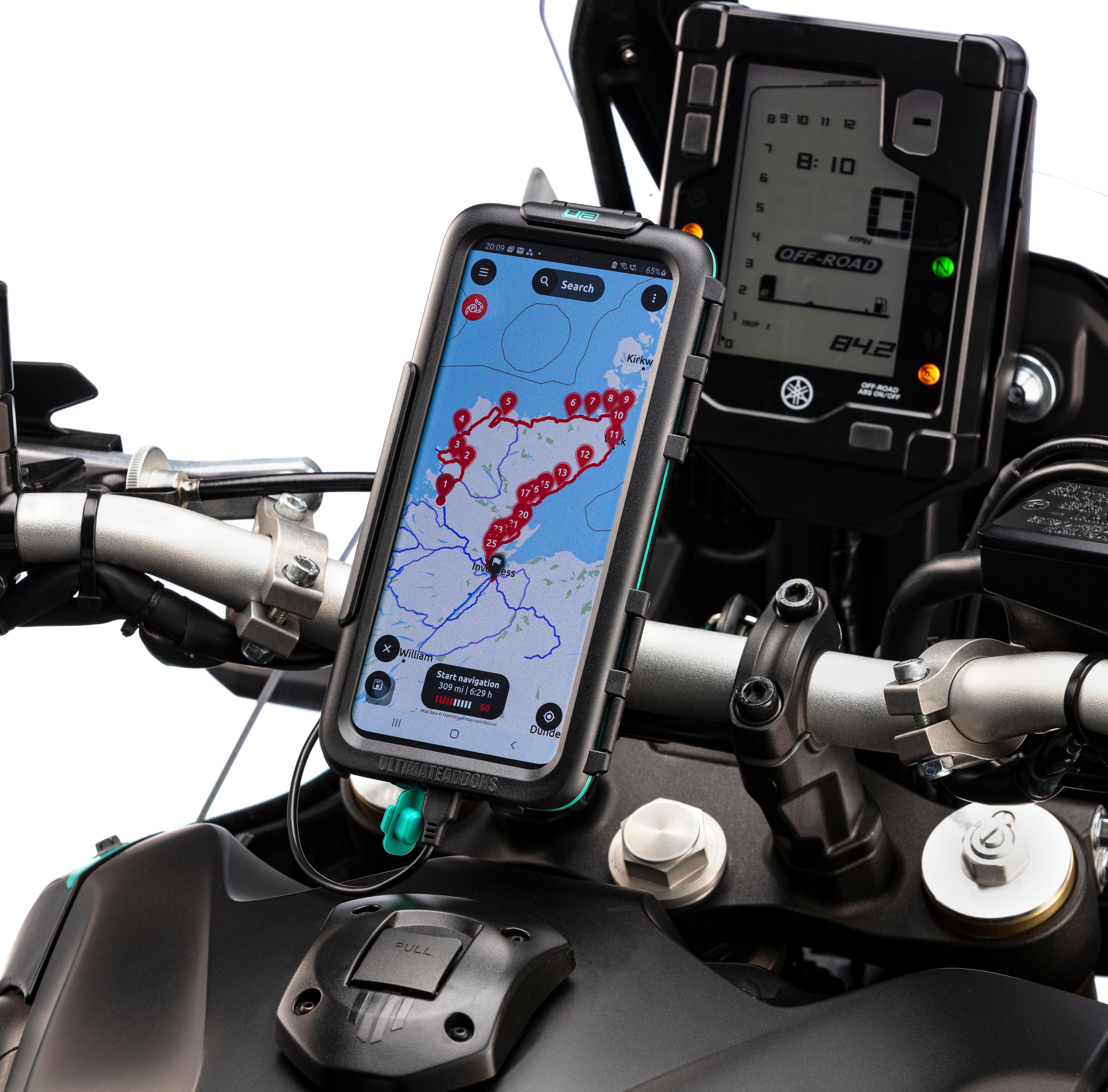 Ultimateaddons U-Bolt Metal Handlebar Motorcycle Mount