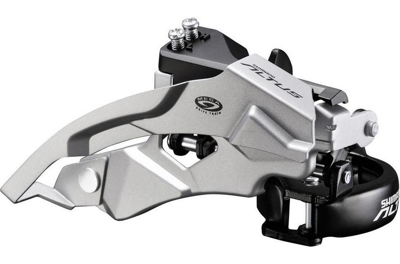 Shimano Altus FD-M370 3x9-speed Front Derailleur, Top Swing, Dual-Pull Shimano Altus FD-M370 3x9-speed Front Derailleur, Top Swing, Dual-Pull