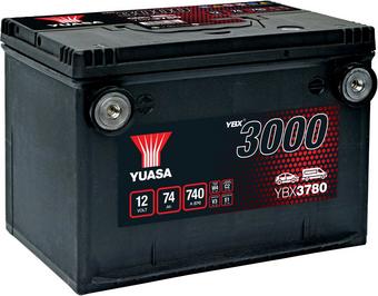 YBX3780 12V 74Ah 740A Yuasa SMF Battery