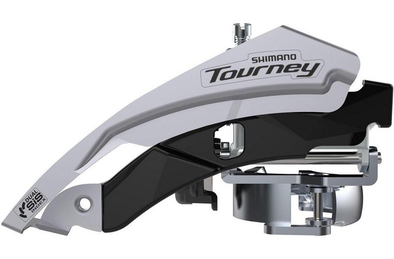 Shimano Tourney FD-TY601 Triple Front Derailleur, Top Swing, Dual Pull Shimano Tourney FD-TY601 Triple Front Derailleur, Top Swing, Dual Pull