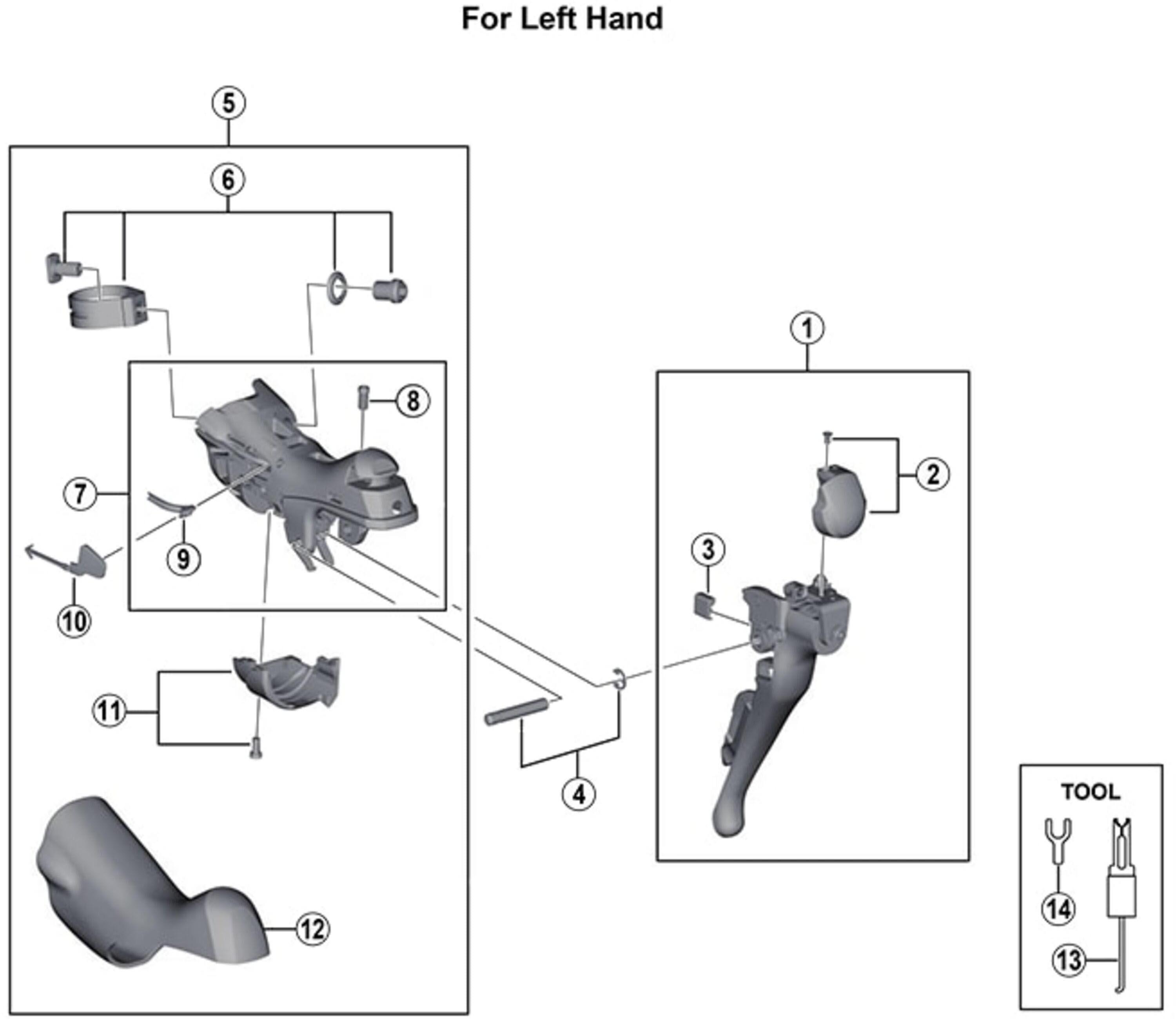 Shimano Ultegra ST-6800 Lever Covers, Pair