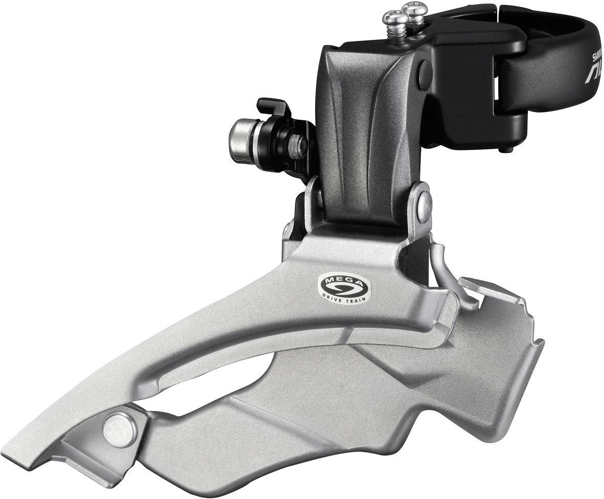 Halfords Shimano Altus FD-M371 3x9-speed Front Derailleur, Conventional Swing, Dual-Pull | Pricematch, Extra 8% off for BC Members, Free Bike Health Check, Cycle2Work Scheme & 0% APR Finance.