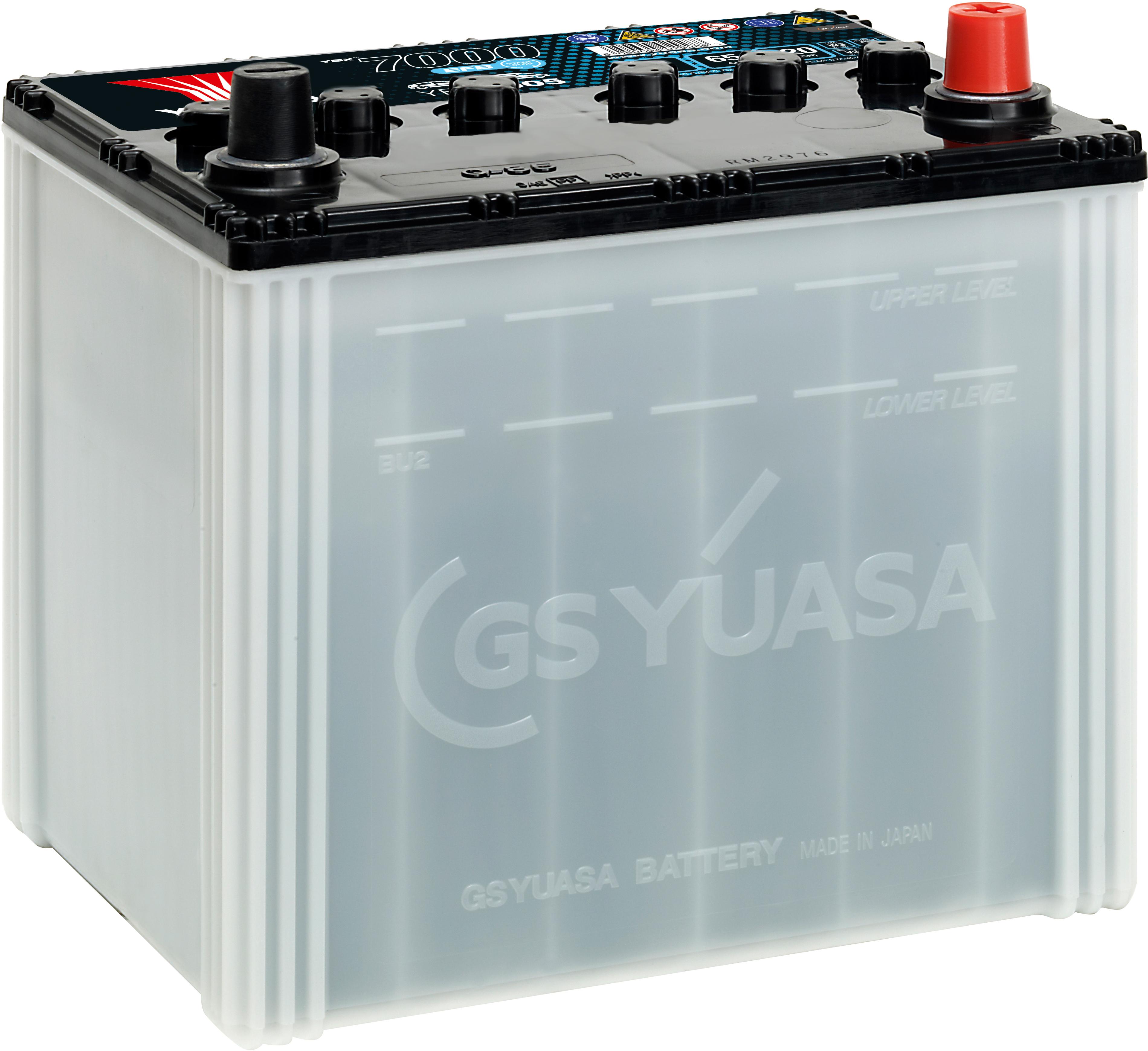 YBX7005 (Q55/Q85) 12V 65Ah 620A Yuasa EFB Start Stop Battery