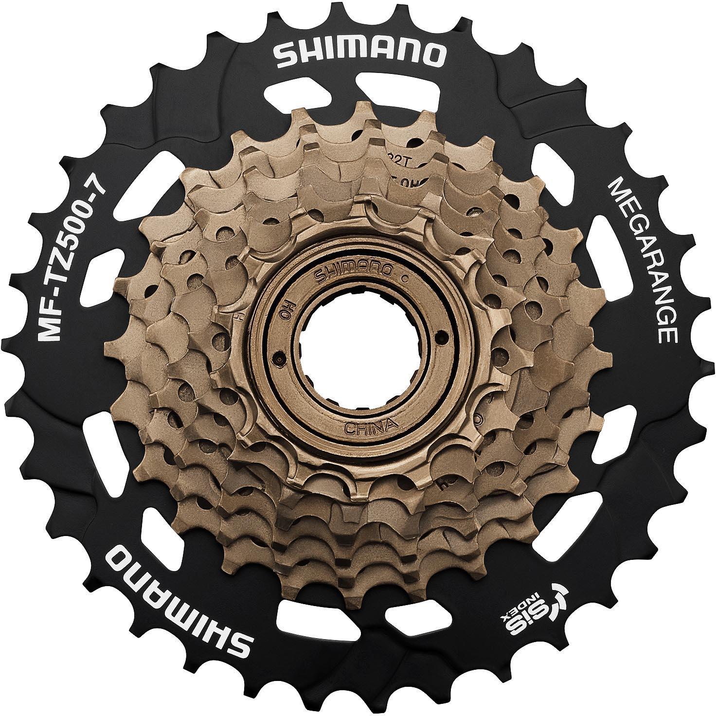 Halfords Shimano MF-TZ500 7-speed Freewheel 14-34T | Pricematch, Extra 8% off for BC Members, Free Bike Health Check, Cycle2Work Scheme & 0% APR Finance.